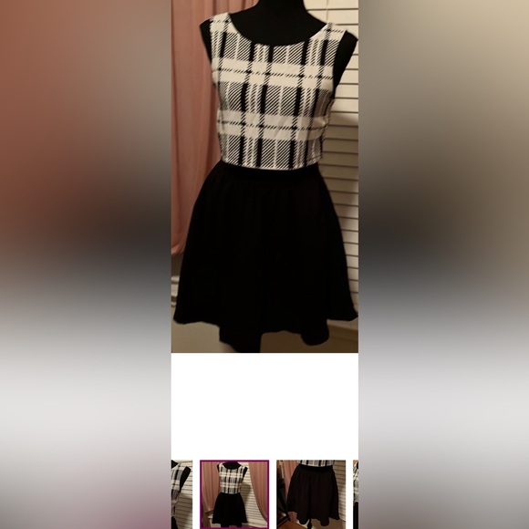 Black and white dress - Picture 2 of 7